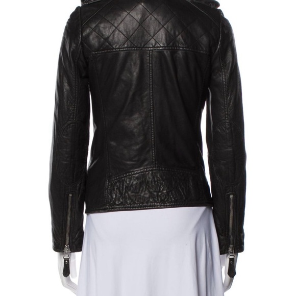 Isabel Marant Etoile black Leather Jacket size Small 36 - Picture 3 of 3